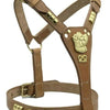 Pawsome Leather: A Studded Harness for Your Staffordshire Bull Terrier