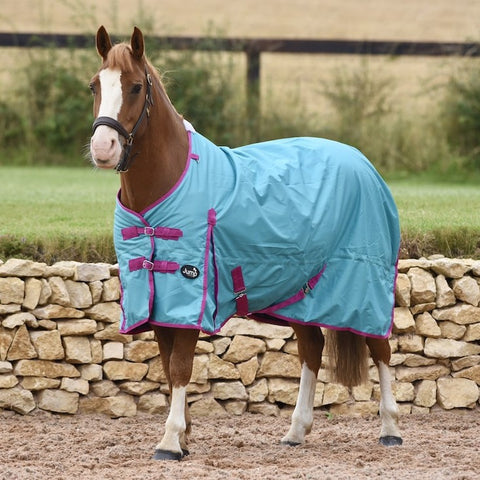 50g Waterproof Horse Turnout Rug with Detachable Leg Straps