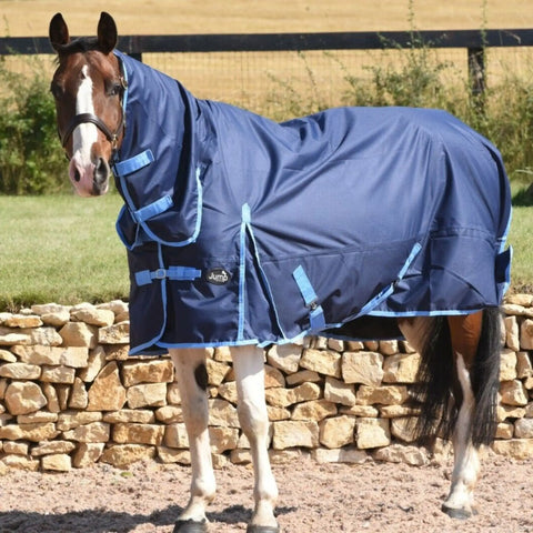 Lightweight  No Fill 0 g FIll Horse Turnout Rug – Lightweight 600D Combo Neck