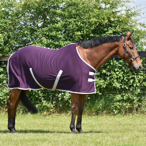 Lightweight Horse Travel Fleece Rug | Cooler Rug Horse Jersey | Standard Neck