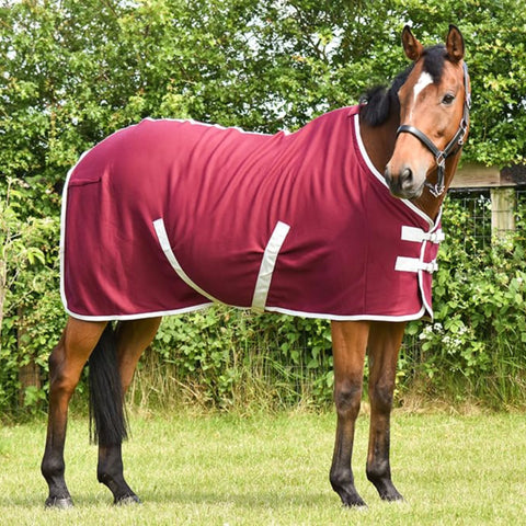 Lightweight Horse Travel Fleece Rug | Cooler Rug Horse Jersey | Standard Neck