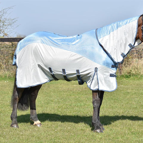 Horse Fly Rug – Two-Tone Fly Sheet with Belly Flap and Fly Mask