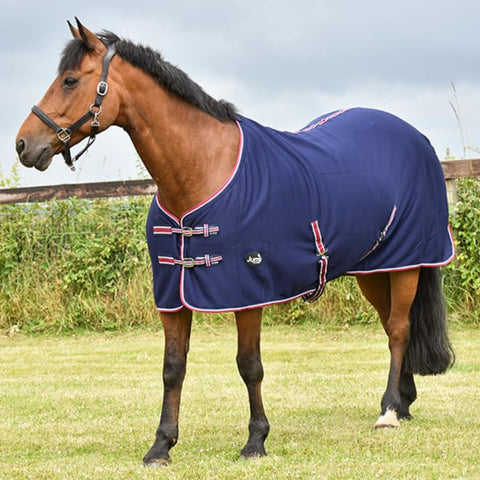 Lightweight Horse Travel Fleece Rug | Cooler Rug Horse Jersey | Standard Neck