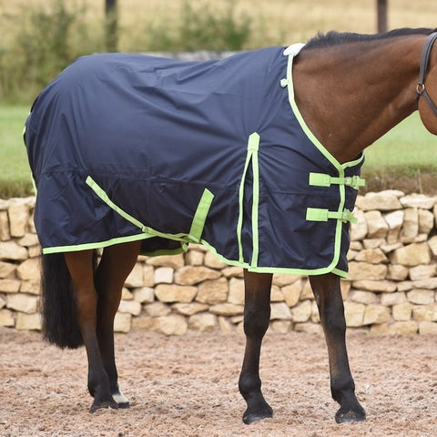 50g Waterproof Horse Turnout Rug with Detachable Leg Straps