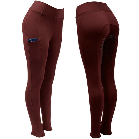 Half Seat Silicone Riding Tights – Riding Tights with Phone Pocket