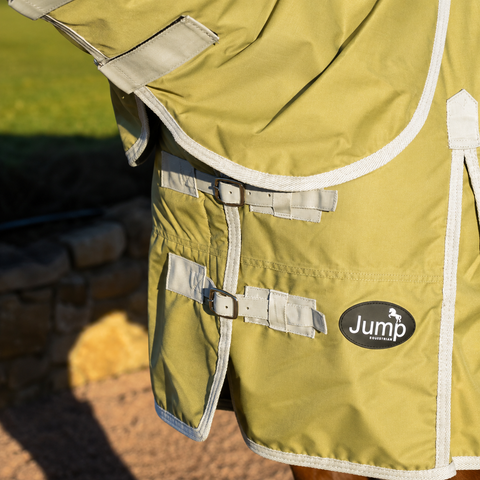 50g Waterproof Horse Turnout Rug with Detachable Neck Combo
