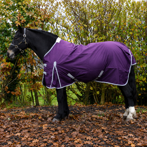 0g No Fill Horse Turnout Rug – 600D Waterproof Lightweight Rain Sheet
