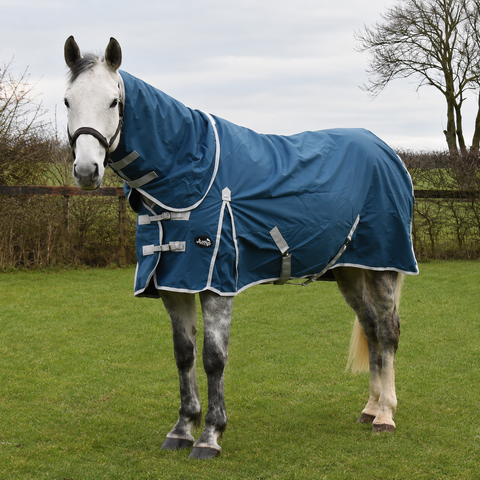 50g Waterproof Horse Turnout Rug with Detachable Neck Combo