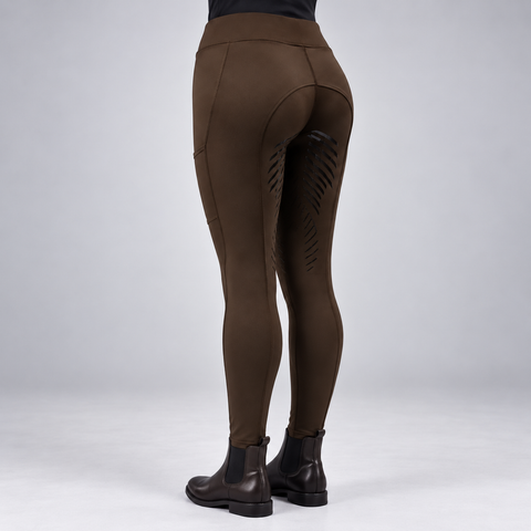 Half Seat Silicone Riding Tights – Riding Tights with Phone Pocket