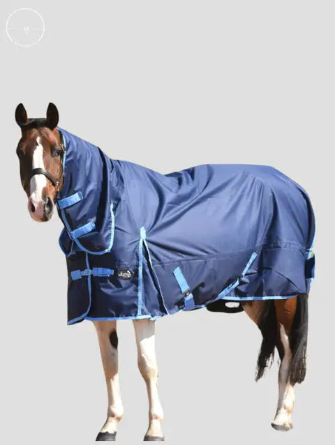 Lightweight  No Fill 0 g FIll Horse Turnout Rug – Lightweight 600D Combo Neck