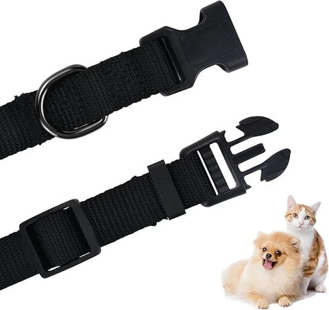 DOG COLLAR NYLON BASIC DOG COLLAR WITH BUCKLE FOR XS S M L AND XL DOG AND CAT