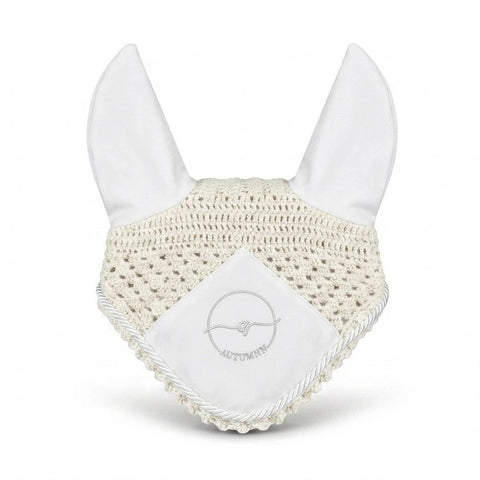 Horse Fly Veil – Crochet Ear Bonnet for Riding & Equestrian Shows